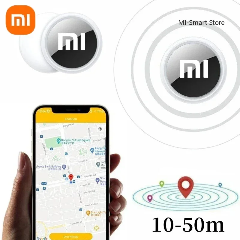 Xiaomi Bluetooth Tracker for Ultimate Pet Safety Real-time Location Tracking Small Lightweight Easy To Use for Keys Wallet Pets