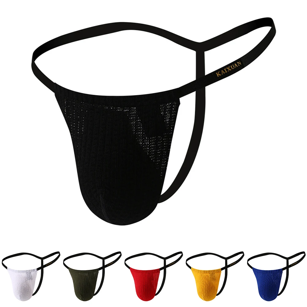 

Men Sexy G-Strings Thong Sissy Thin Strap Underpants Man Underwear Comfortable Penises Bag Jockstrap