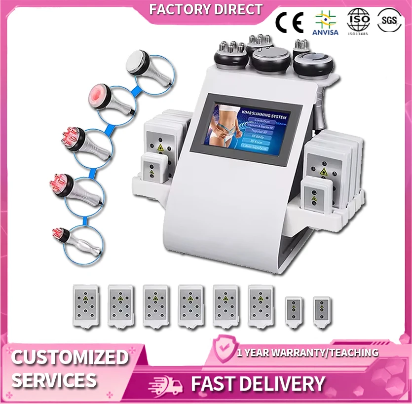

Missheart 6-in-1 Professional KIM 8 40K Cavitation Machine Body Shaping Radio Frequency Multifunctional Weight Loss Machine