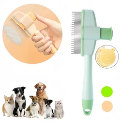 Cat Dog Hair Remover Brush Dog Hair Grooming Pet Accessories Comb for Long Hair Dog Remove Hair Cleaning Bath Brush Dog Supplies