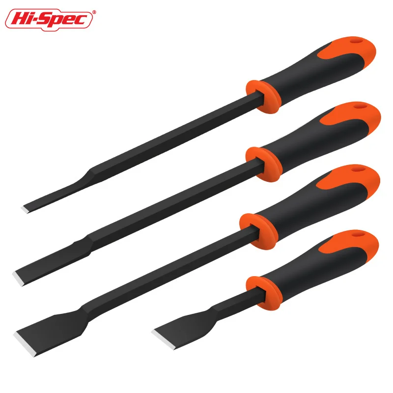 

Hi-spec 1pc Carpentry Flat Chisel Oil Car Engine Cylinder Cleaning Blade Scraper Handable Non-slip Car Auto Repair Cleaning Tool