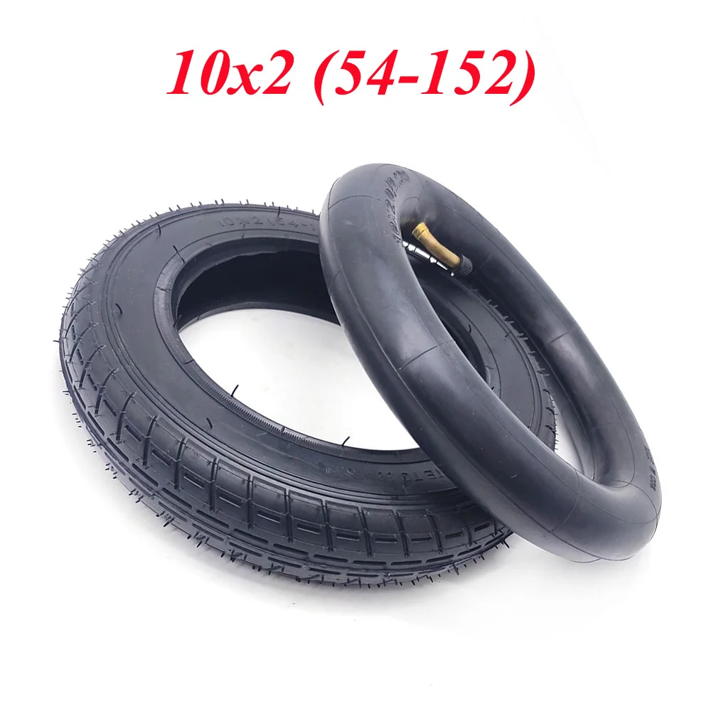 10x2 (54-152) Tire 10x2 Inner Tube Outer Tyre 10 Inch Wheel Tyre for Electric Scooter Children's Bicycle  Baby Carriage Parts