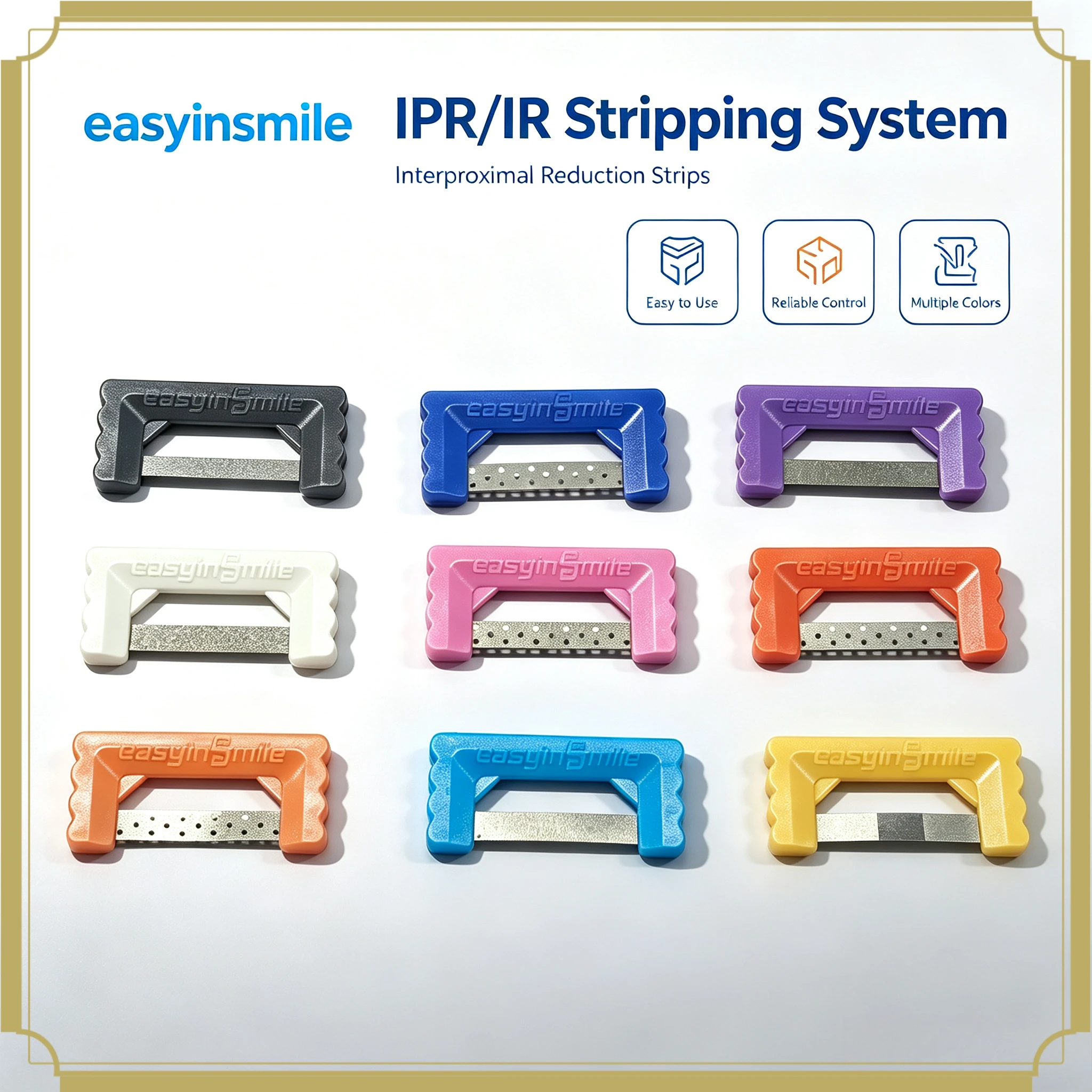 Easyinsmile Dental IPR/IR Orthodontic Strpping System Interproximal Enamel Reduce Strips Teeth Polish
