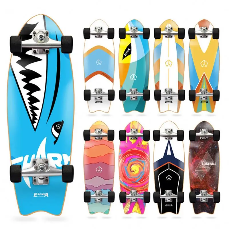 

Land Surf Skateboard Four-Wheel Drift Board for Street And Park Riding - Performance Surf Skate