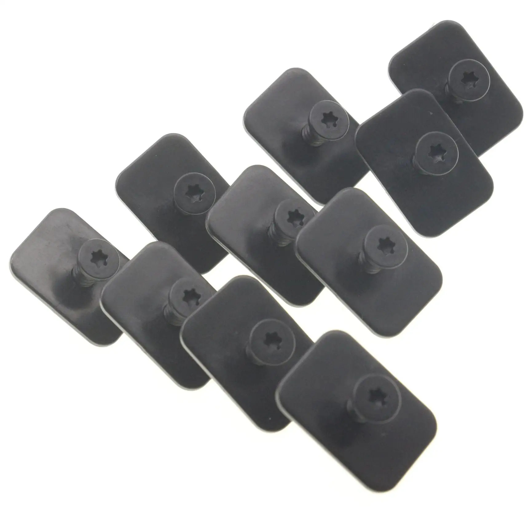 

10 Pcs Bumper Rivet Clips For VW Golf Jetta Tiguan Atlas Arteon e-Golf Passat Taos Audi Q4 e-tron WHT005263 Black Nylon Fastener