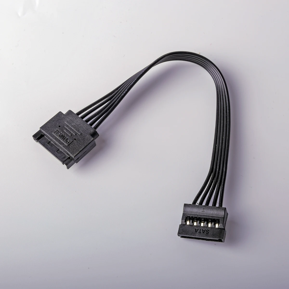 22cm 32cm 1PCS-50PCS 15Pin SATA Male To Female Power Extension Cable 18AWG For SSD HDD Hard Disk Power Supply Cord