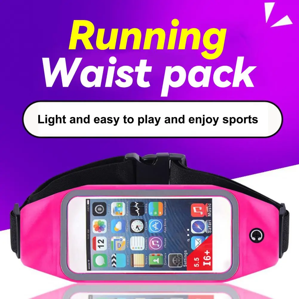 Running Belt Waterproof Fanny Pack Adjustable Quick Release Zipper Closure Large Capacity Running Waist Belt Storage Bag 벨트 실행