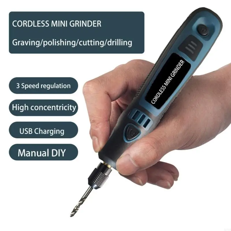 Stylo à gravure à plusieurs usage avec une batterie rechargeable à tête 54 une sculpture précise polissage M4YD