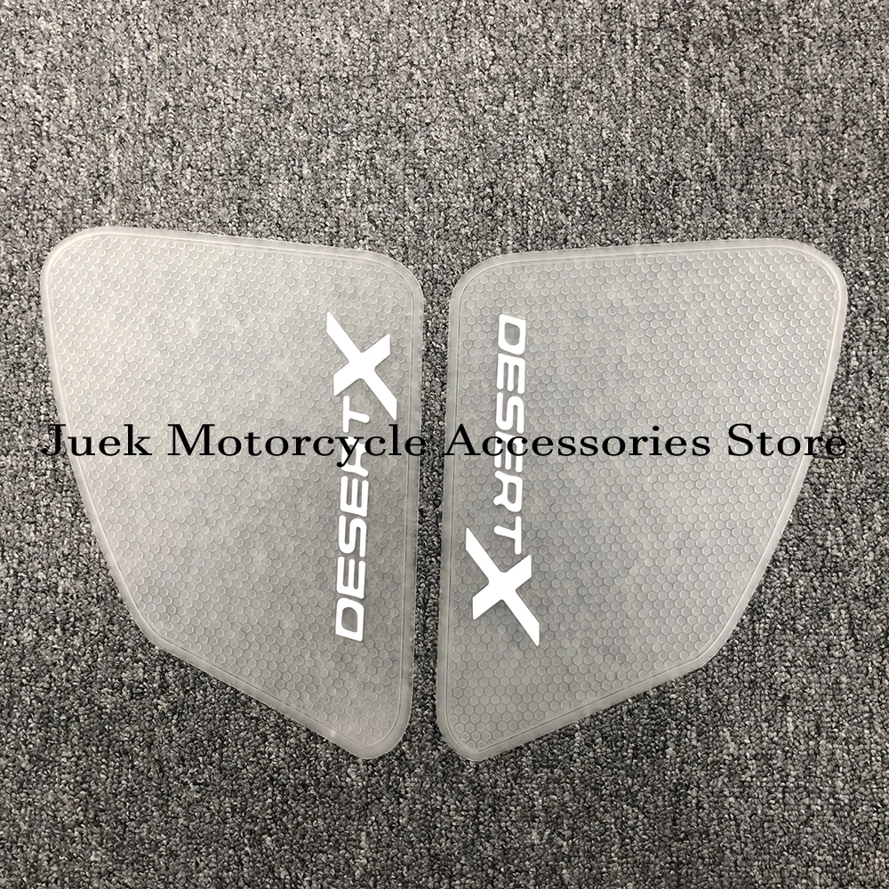 Desert X 2022 2023 Accessory Motorcycle Fuel Tank Sticker for Ducati Desert X Protector Sticker Gas Knee Traction Pad Fuel Tank