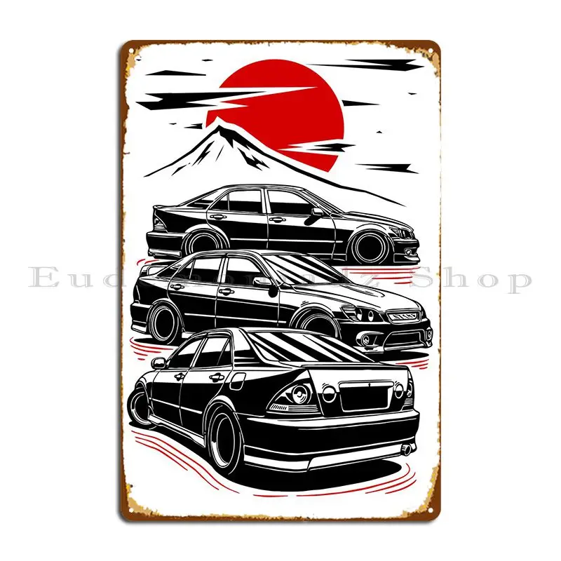 Altezza Is200 Is300 Metal Sign Poster Pub Garage Club Printing Plaques Tin Sign Poster