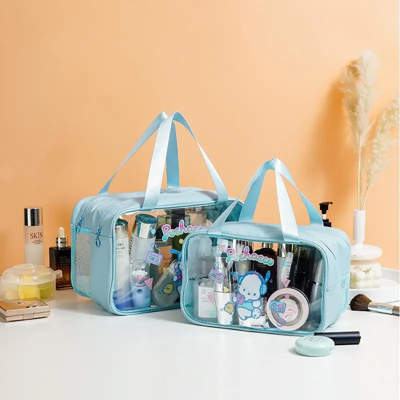 Sanrios Hello Kittys My Melody Cinnamoroll Cosmetic Bag Good-Looking High-Capacity Storage Bag Fashion Portable Bag Gift