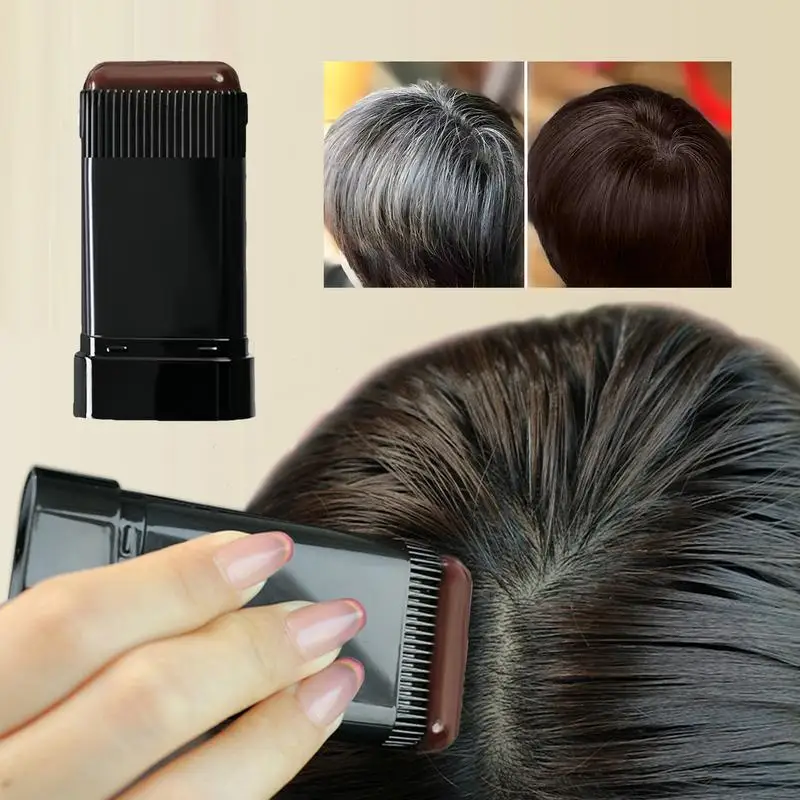 

Hair Coloring Chalk Convenient Natural Hair Dye Comb cover white hair Waterproof And Long-Lasting Effect Both For Woman And Man