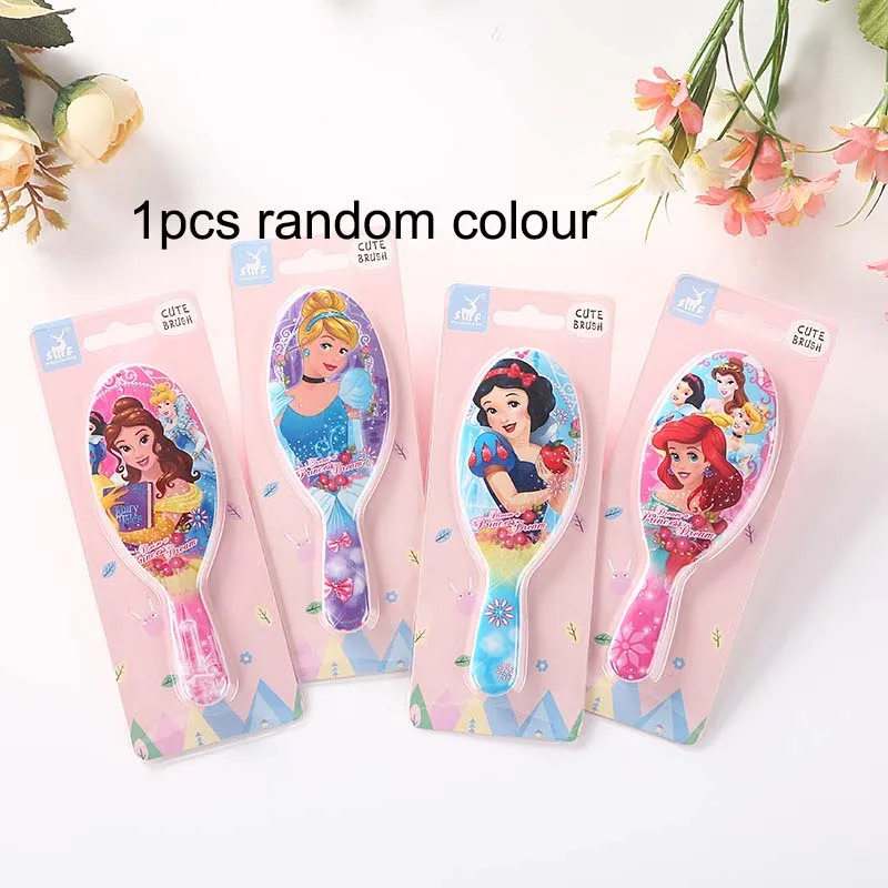 Disney Frozen Elsa Air Cushion Massage Combs Minnie Mickey Mouse Children Comb Hair Brush Hairdressing Tool Girls Christmas Gift