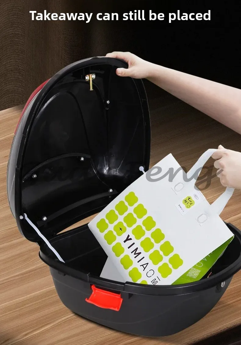 

Electric Vehicle Trunk, Battery Car Trunk, Universal Thickened Large Anti-shake Pedal Motorcycle Large-capacity Storage Box