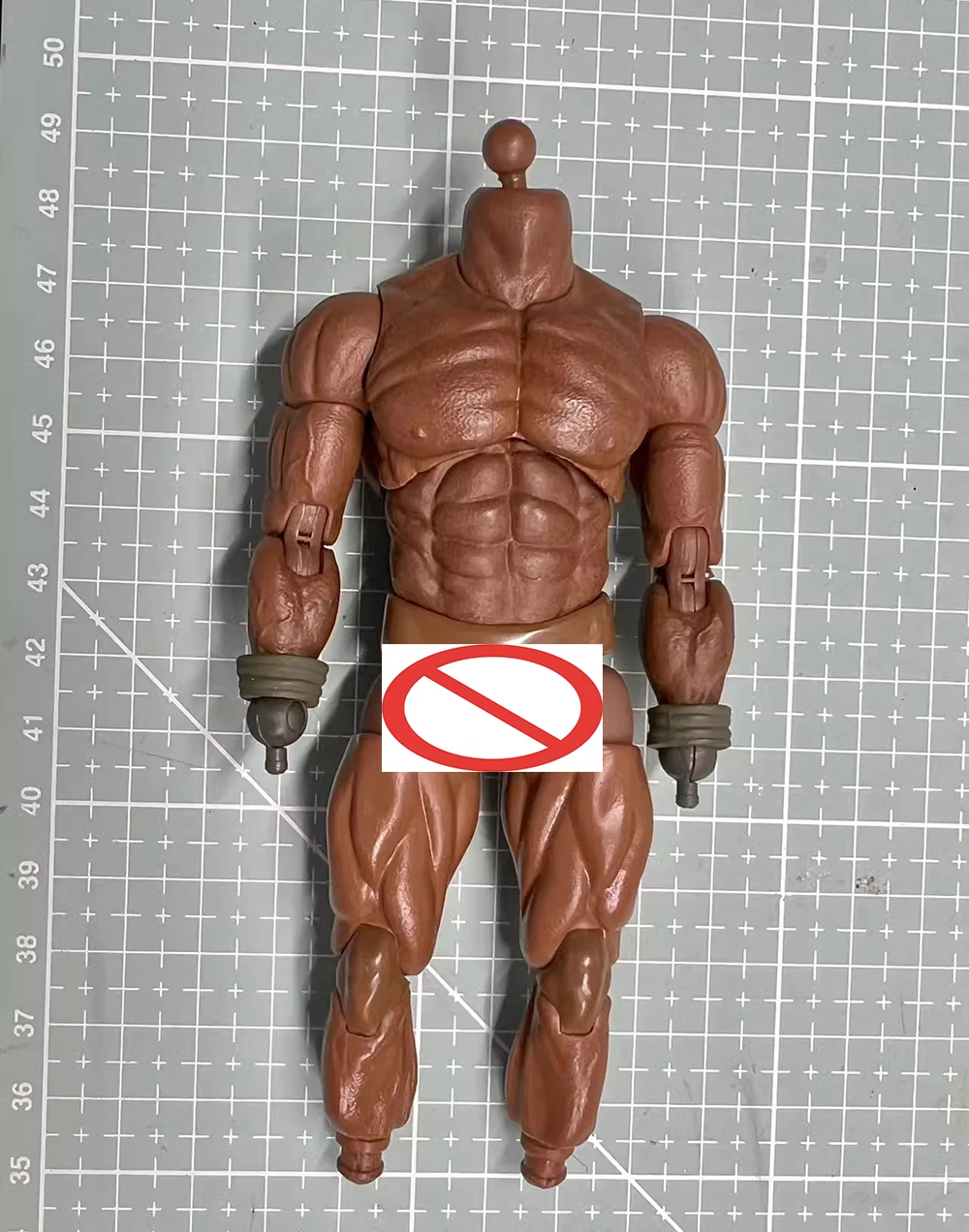 

New Arrival 1/12th 3ATOYS Male Muscle Strong Body Doll with Neck Hand Foot Connector Action Figure For Fans Collect DIY