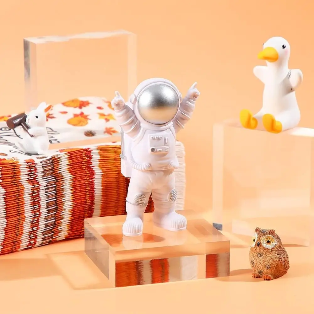 

Solid Jewelry Display Riser Stands Polished Stereoscopic Acrylic Cube Display Stand Block Transparent Thickness Crafts Pedestals