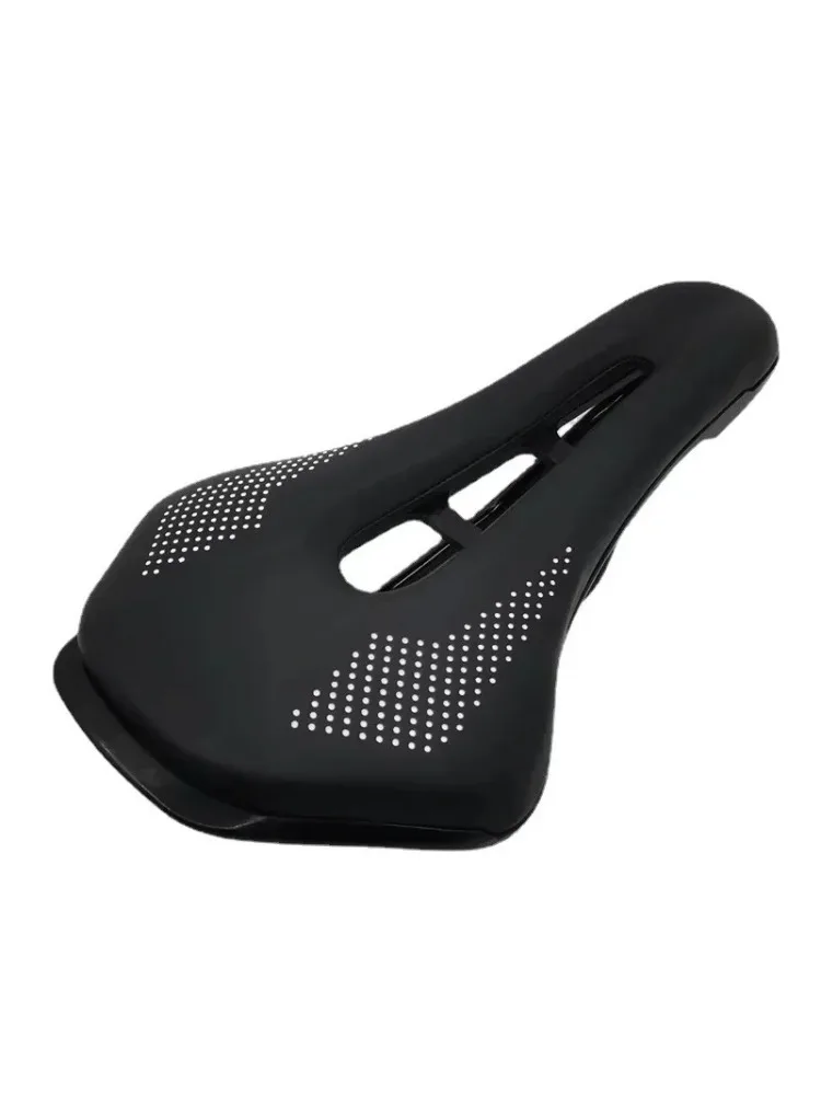 AliExpress NONE Bicycle Saddle Seat Road Steel Rails Mountain Bike Cushion for Men Skid-proof Soft PU Leather Road MTB Bicycle Saddle