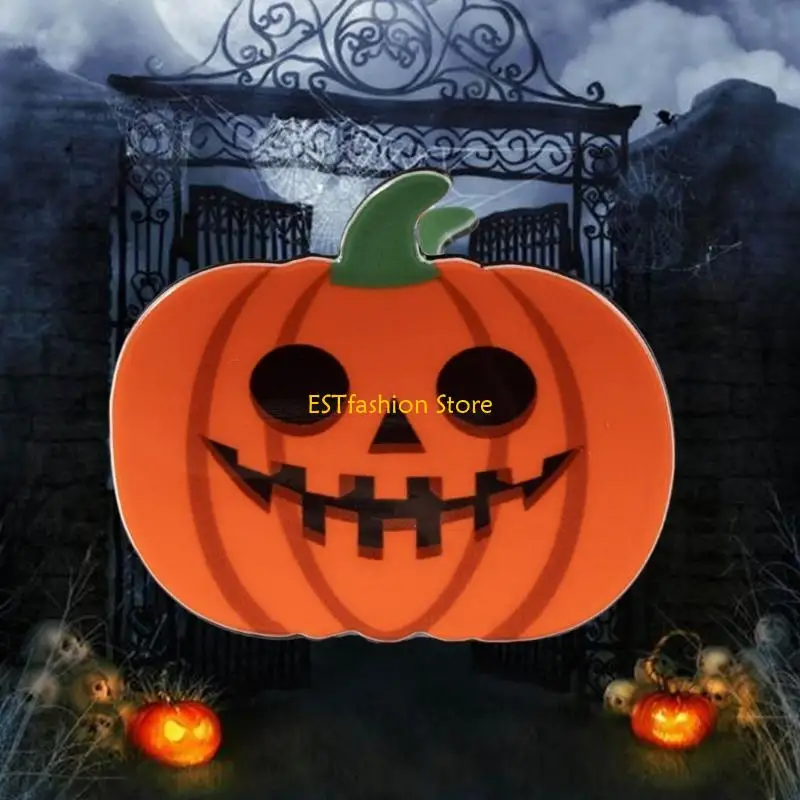 

Y5GC Pumpkin Ponytail Hair Claw Woman Halloween Wash Face Hair Barrettes