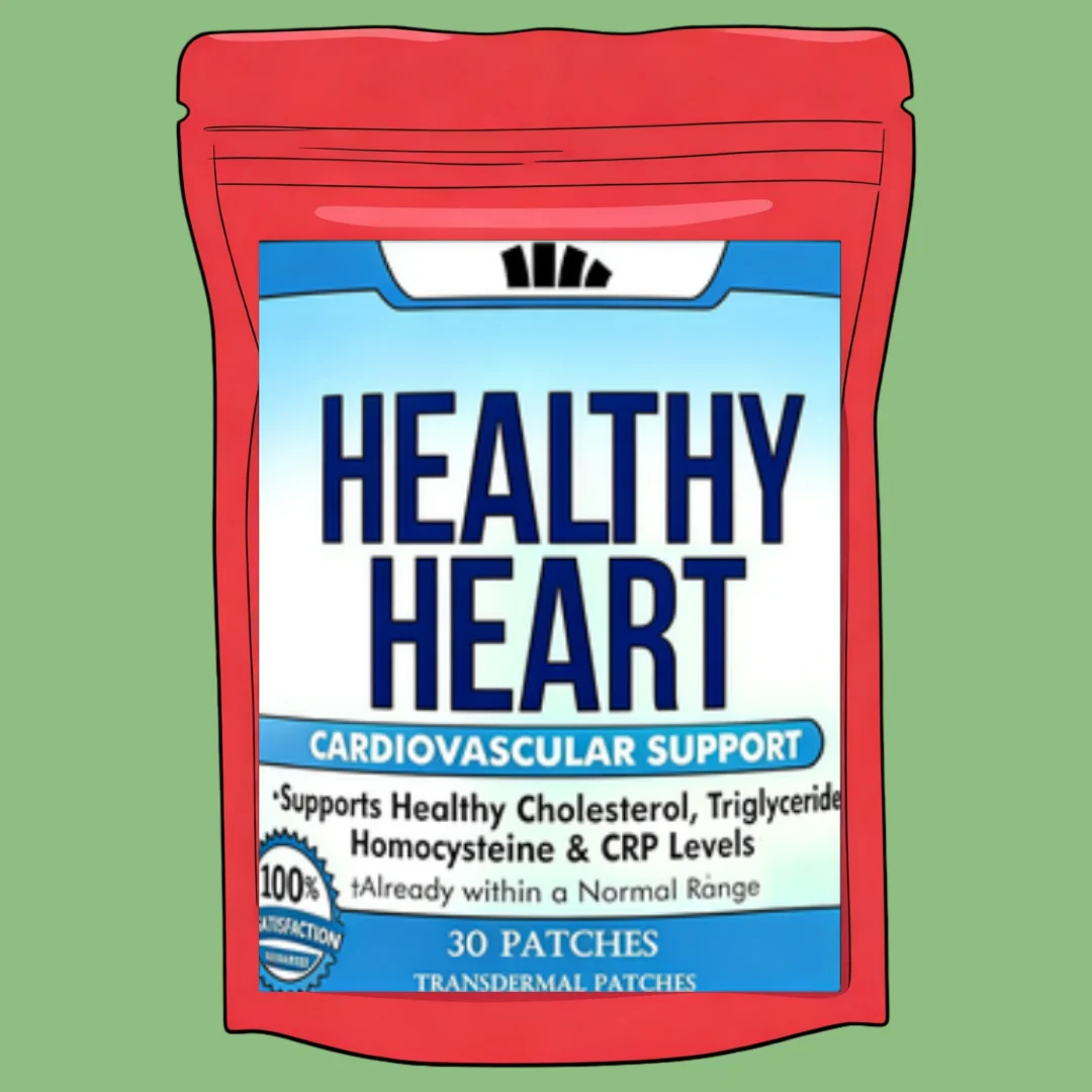 Heart Support And Blood Pressure Transdermal Patches Promotes Cardiovascular Health 30 Patches