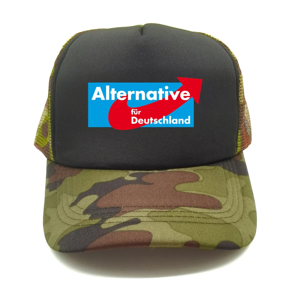 Alternatywa dla Niemiec AFD Czapka męska Trucker Hat Czapki baseballowe Unisex Casual Mesh Net Cap MZ-590