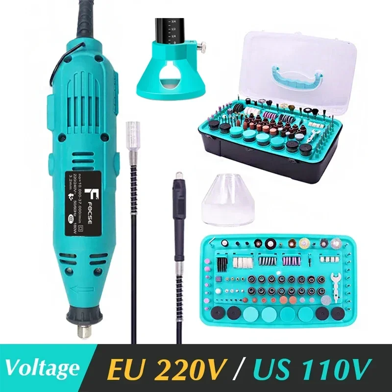 High-power electric drill Dremel grinder mini polishing machine and grinding accessories set electric rotating tool