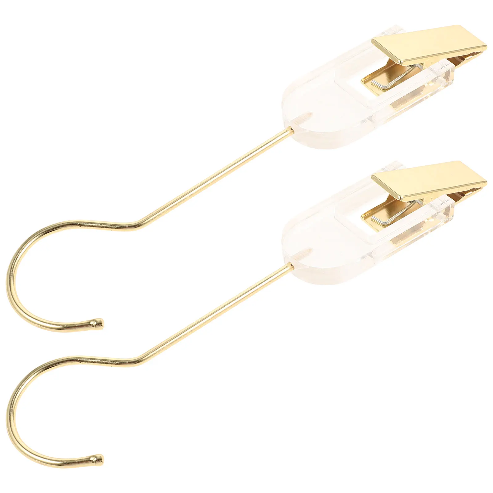 

2Pcs Hangers with Clips for Clothes Socks Heavy Duty Saving Boot Pants Skirt Hat Scarf Storage Travel