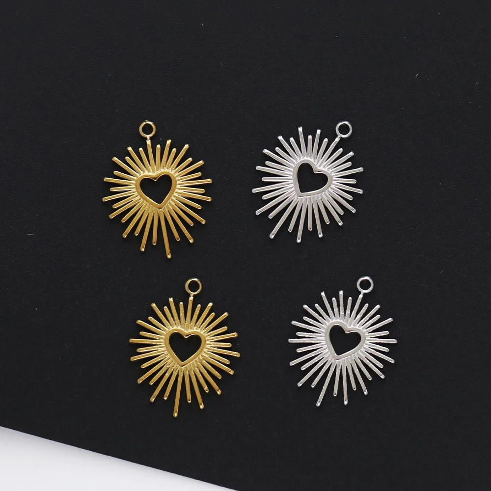

Сердечный дизайн 50 шт. 17*22 мм ювелирные аксессуары/подвески для ожерелья/нержавеющая сталь/ручная работа/форма сердца/кулон «сделай сам» # 195122