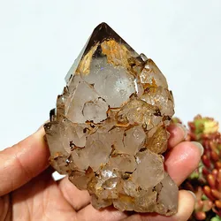 Natural Yellow Mud Sparkling Clusters Raw Stone Mineral Specimen Room Decor Rare Crystals Gemstones Powerful Energy Chakra