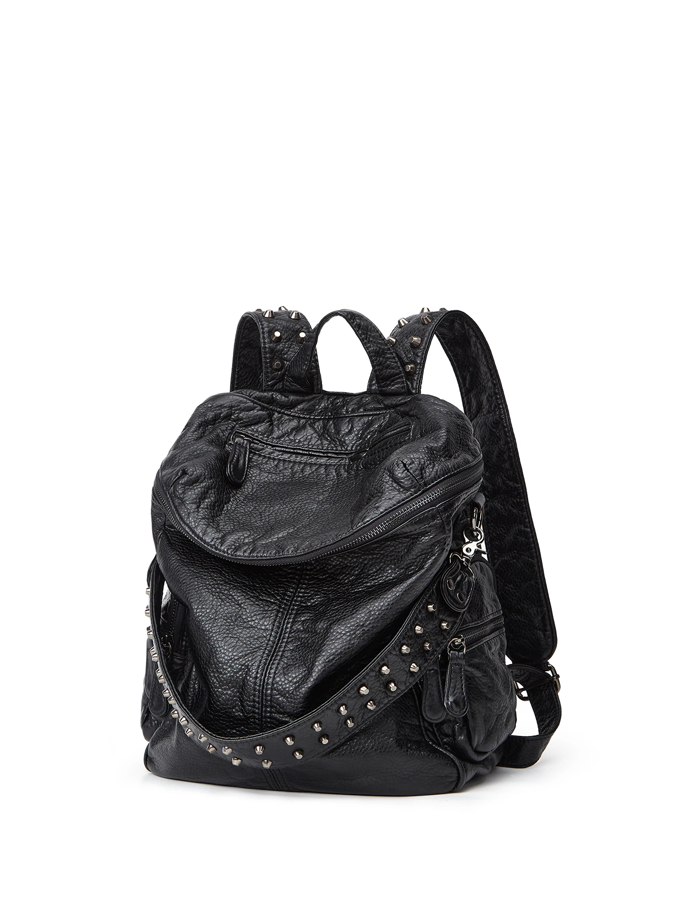 

Trendy and Fashionable Versatile Rivet Backpack