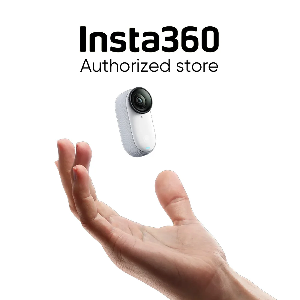 [إصدار جديد في المخزون] كاميرا Insta360 GO 3S Midnight Black / Arctic White 4K مقاومة للماء 140min 39g