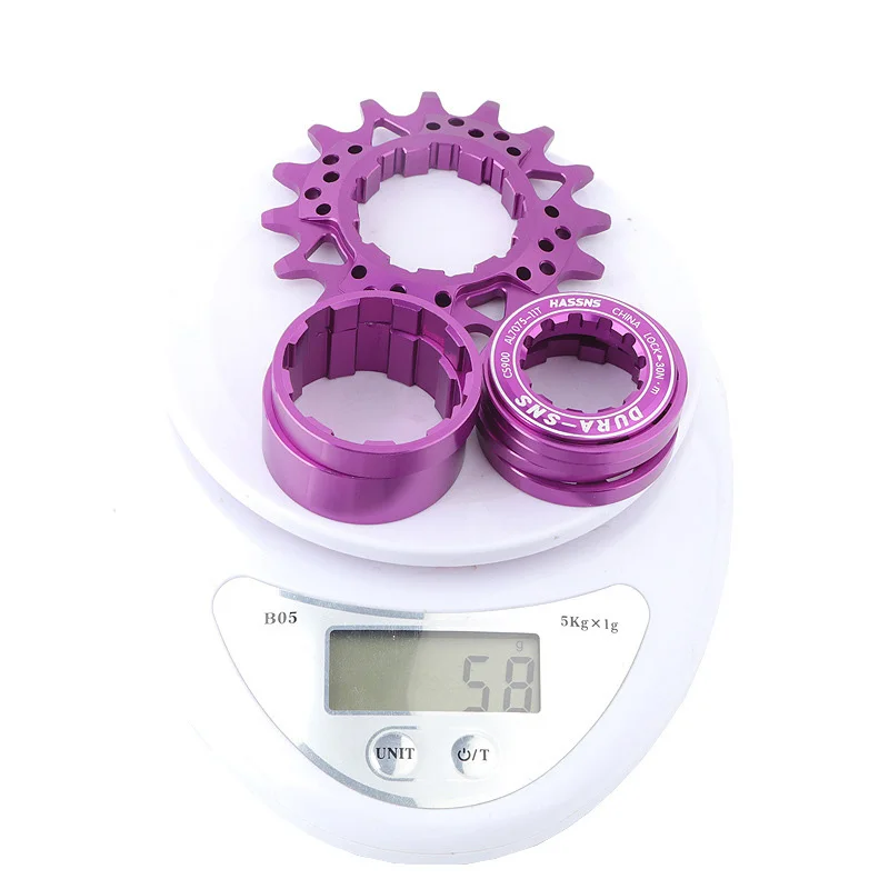 HASSNS kit single k7 Bicycle single speed cassette HG 13T-22T Bike