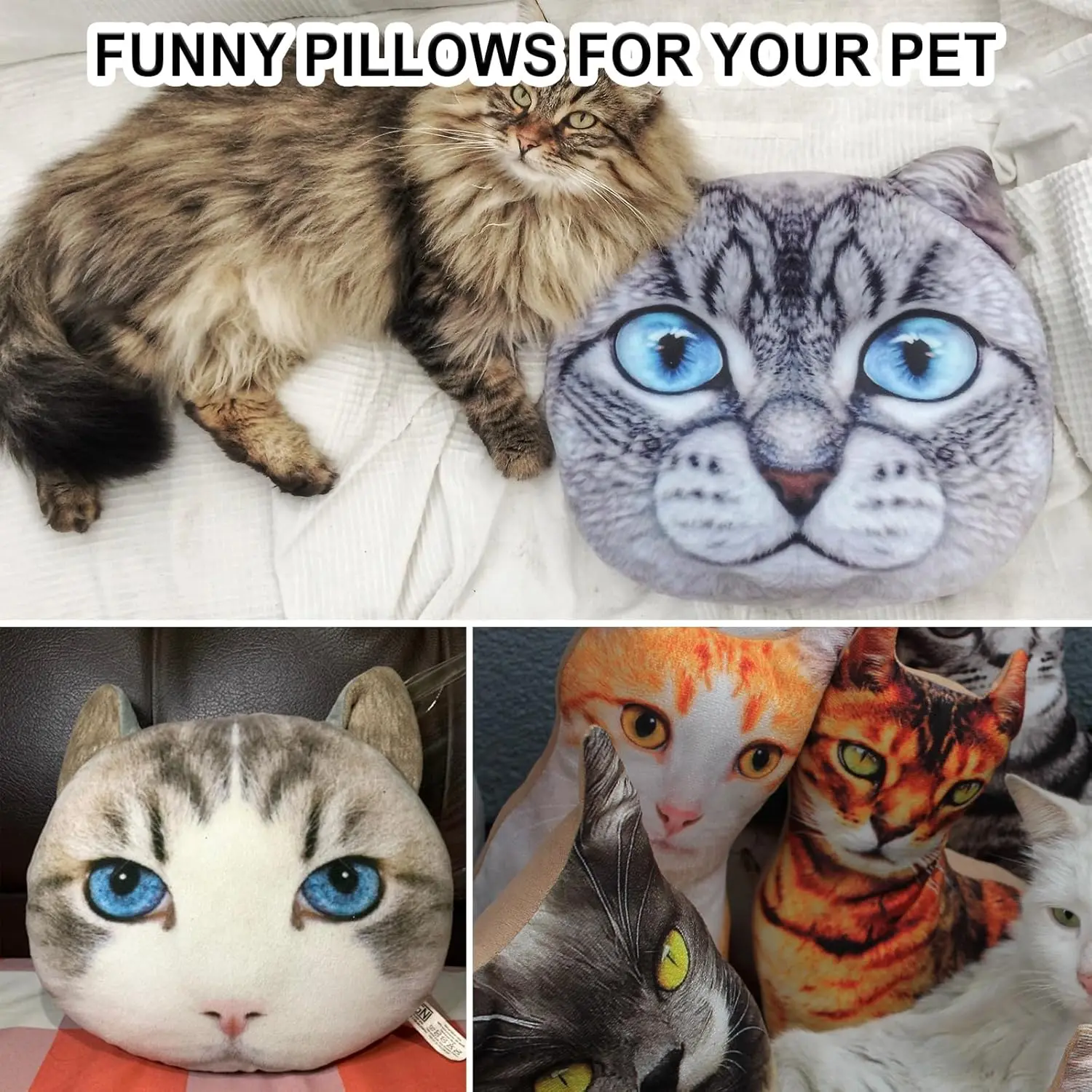 Customised Photo Pet Home Cushion Soft and Comfortable Pet Sleeping Pad Personalised Pet Cushion No White Borders