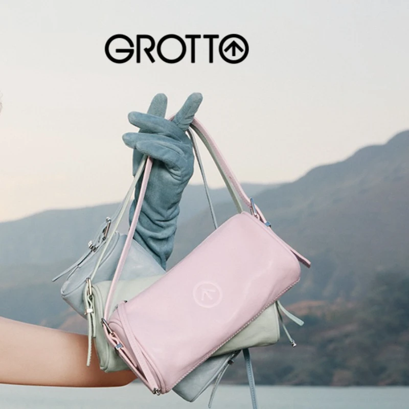GROTTO 2025 New Pencil Case Bag Women's Handbag Single Shoulder Crossbody Mobile Phone Small Bag Mini
