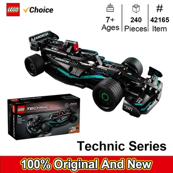 LEGO 42165 메르세데스-AMG F1 W14 E 퍼포먼스 풀백 테크닉 시리즈, 남아 여아용 DIY 장난감, 7 세 이상 어린이 선물, 175 개 