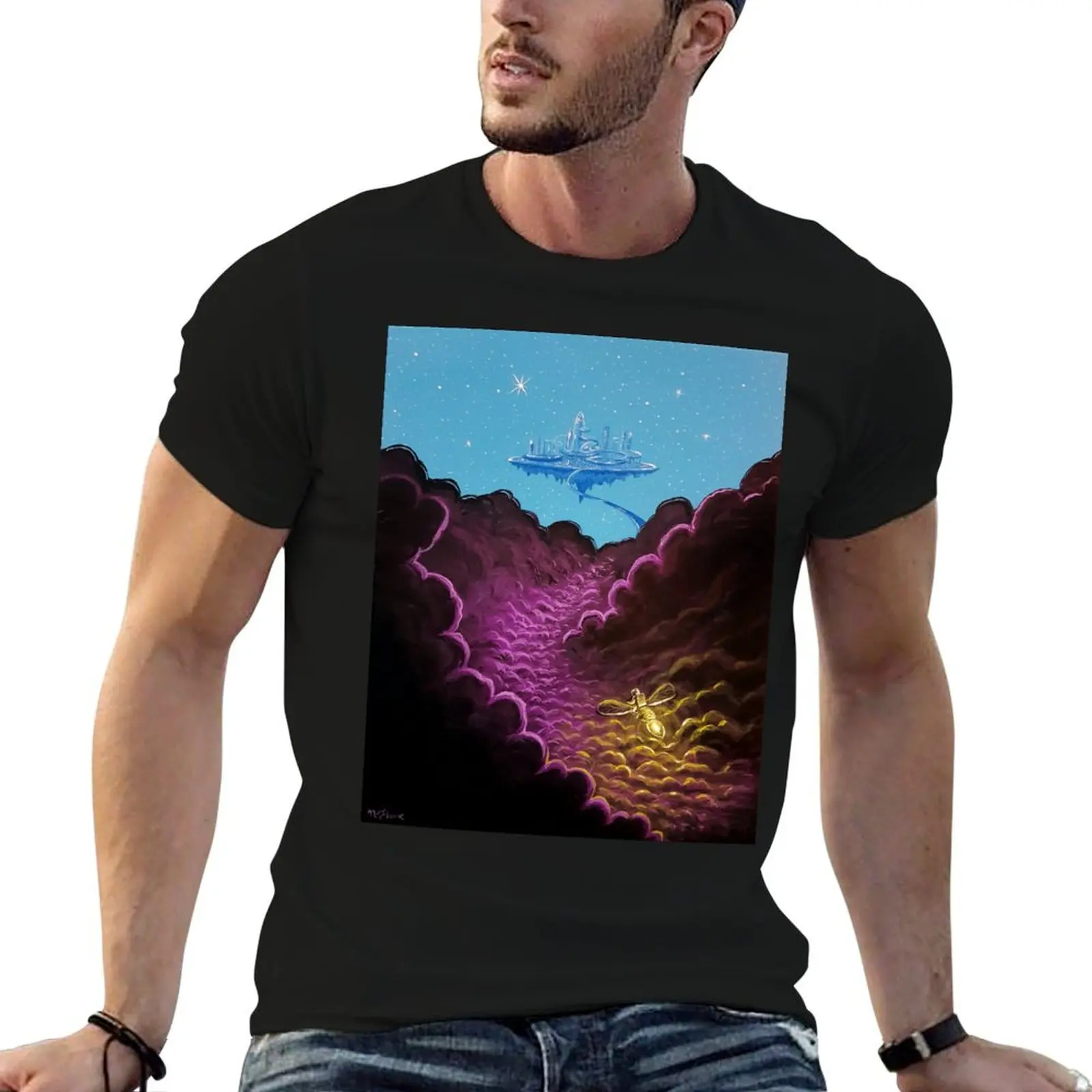 Escape To Silver City T-Shirt custom t shirt graphics slim fit t shirts for men
