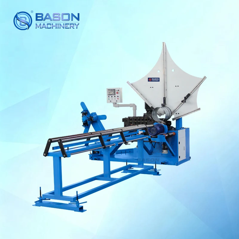 HVAC Duct Machine HVAC Duct Machine Heavy-Duty Spiral Duct Forming Equipment 0.5-1.2mm Sheet Metal Processing Capacity