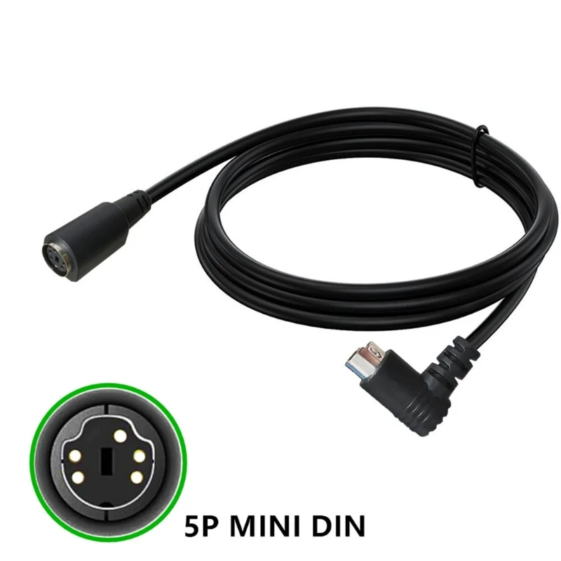 S Video kabel 5Pin laki-laki ke laki-laki mini DIN 5 jarum S garis Video memastikan pengalaman pendengaran yang jelas dan halus