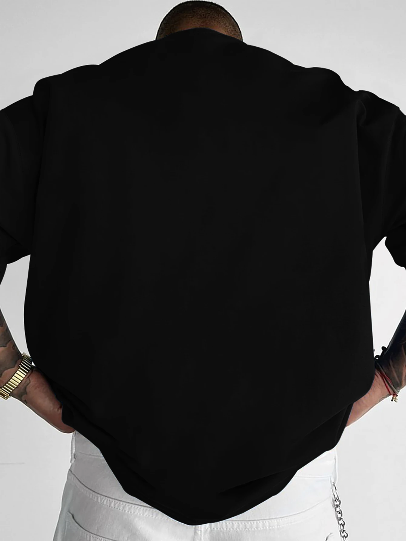 Men's Casual Italia Four Star Print T-Shirt 100% Polyester Sports Style Short Sleeve Streetwear T-Shirt S-XXL