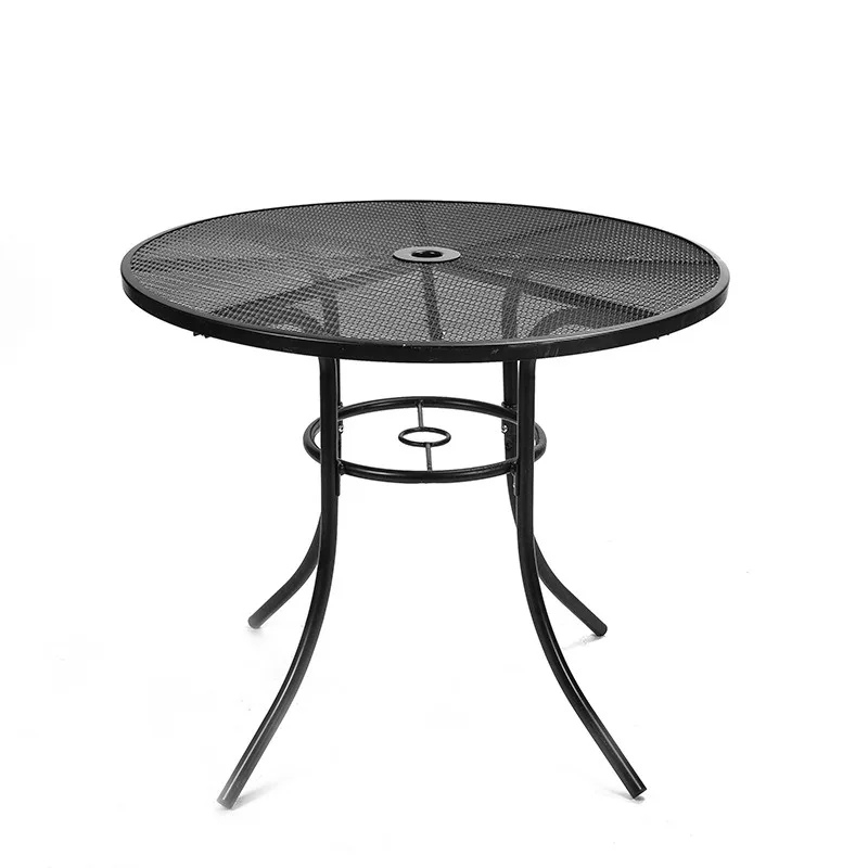 Garden courtyard four chairs one table set customization 4