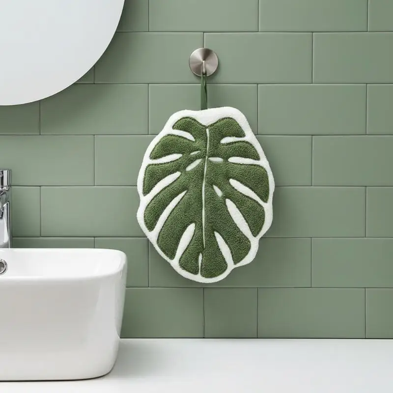 Towels Cleaning Towel Absorbent Handkerchief Hanging Thickened Kitchen Towel Bathroom Kitchen Accessories