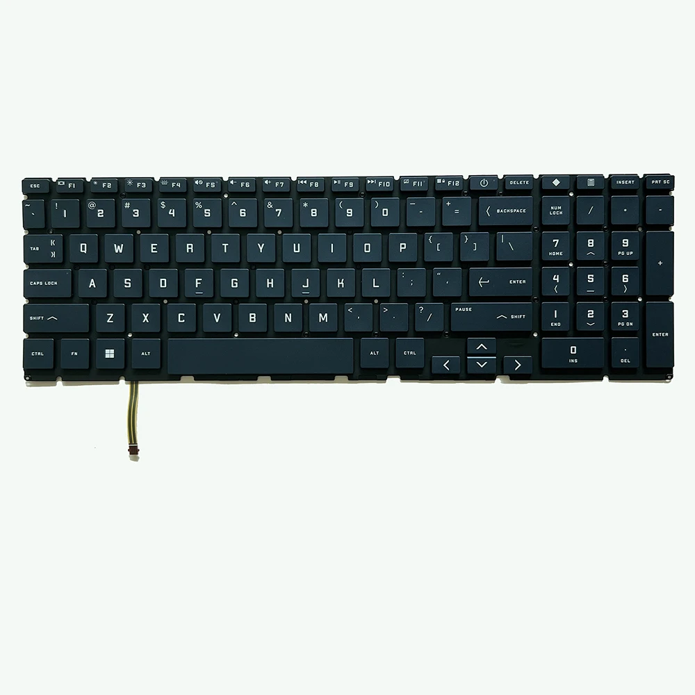 Imagem -03 - Latin French Keyboard 16 d Eua Francês hp Victus 16t-d 16-d0013dx 16-d0030 16-d0128tx 16-d0129tx 16-e gu 16-e0010nr 0078ur Tpn-q263 us sp