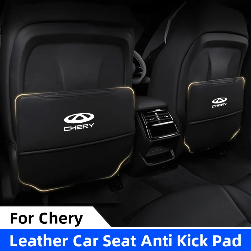 Car Seat Anti Kick Pad For Chery Omada 5 EQ1 Arrizo 5 8 Tiggo7 7plus 5 8 9 8pro QQ Auto Seat Back Protect Pad for Kid Accessory