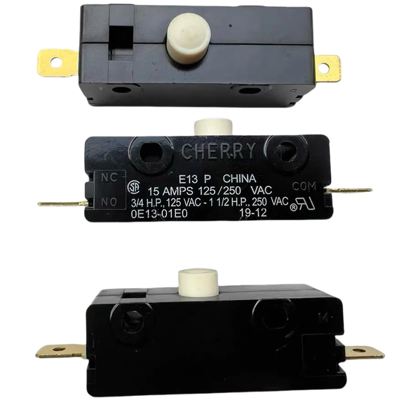 

1PCS/LOTS 100% CHERRY Micro Switch E13 2-Pin Normally Open (NO) - Press to Close 15A 250VAC Brand New IC Electronic components