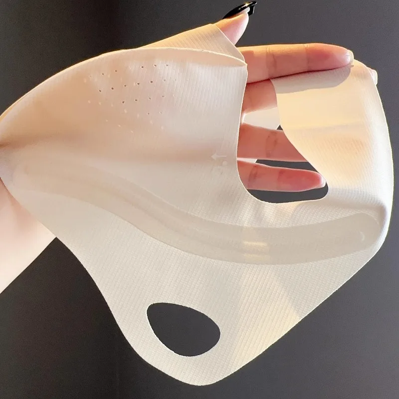 New Fashion Full Face Ice Silk Sun Protection Mask Outdoor Anti-UV Summer Riding 3D Breathable Eye Protection Dustproof Face Mas