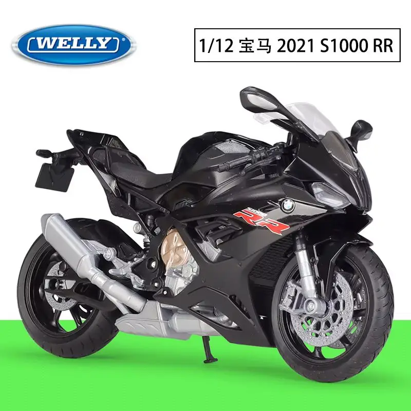 

Hot Welly 1:12 Scale Bmw S1000rr Motorcycle Alloy Simulation Model Toy High Quality Collectible Non-Radio Controlled Vehicle