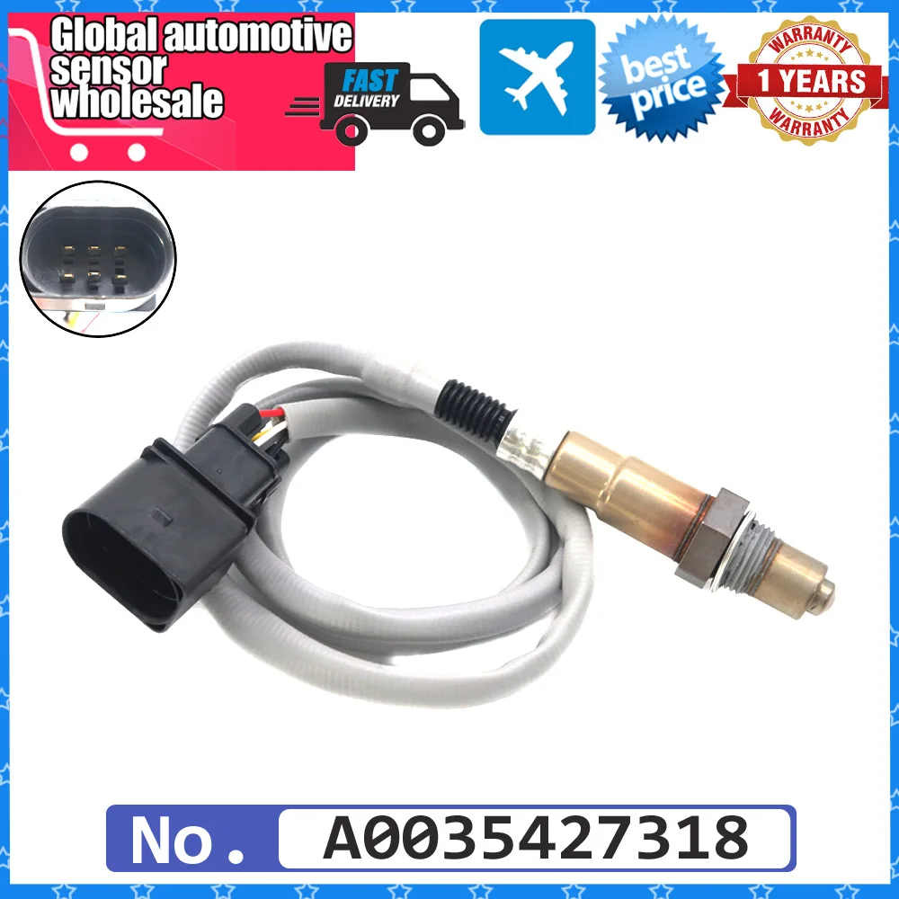 Car Upstream Air Fuel Ratio Lambda O2 Oxygen Sensor A0035427318 for Mercedes-Benz SLK350 W203 C-CLASS CLK 0258007161 0025401817