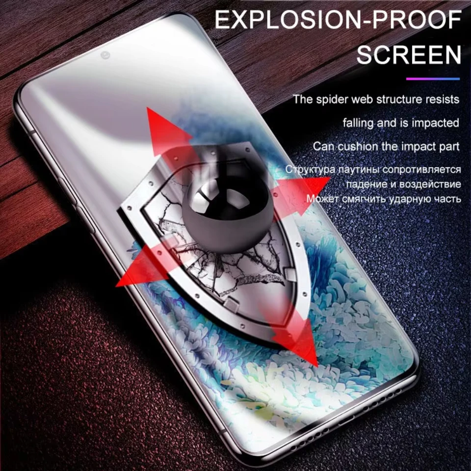 NNBILI 4 Piezas Película de Hidrogel para Samsung Galaxy S25 S24 S23 S22 S21 S20 Ultra Plus Protector de Pantalla para Samsung S26 Ultra S21 FE 5
