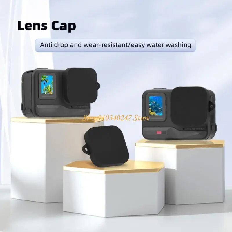 Q22A Secure Silicone Lens Protectors for Camera AntiDrop Protections AntiScratch Portable Travel Friendly
