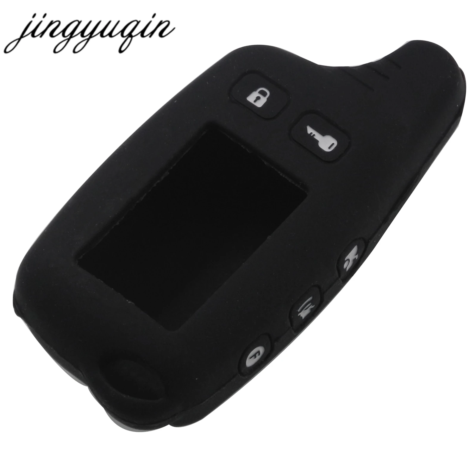 jingyuqin Silicone case for Tomahawk TW9010/TW9020/TW7000/TW7010 9030 9000 TW950 Lcd Remote Control Two Way Car Alarm Key Cover