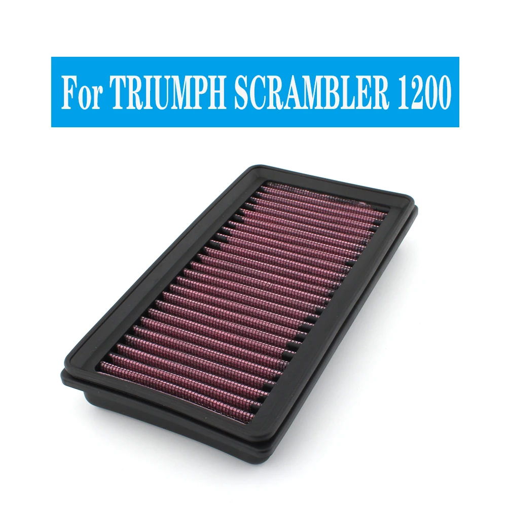 

For Triumph Scrambler 1200 XC XE X 2019-2025 Motorcycle Replacement Intake Filter Element Accessories High Flow Air Filter